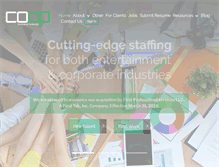 Tablet Screenshot of cooptemps.com